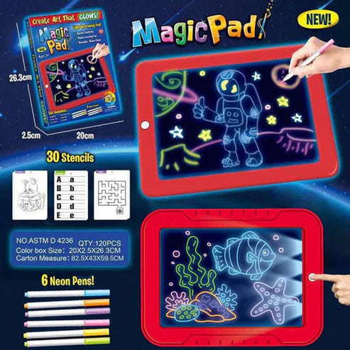 3D Light-up Drawing Magic Pad