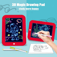 Thumbnail for 3D Light-up Drawing Magic Pad