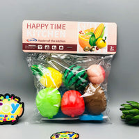 Thumbnail for 9Pcs Pretend Play Food Cutting Set