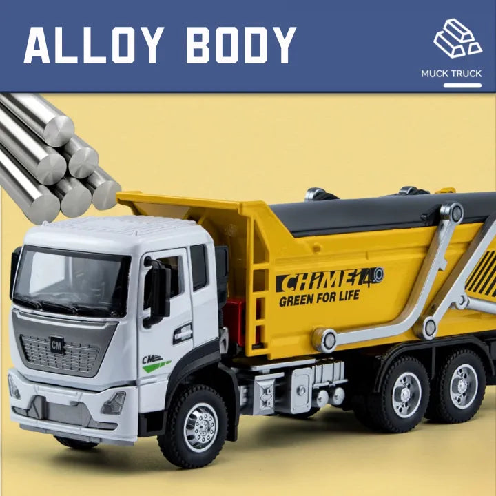 1:32 Diecast Construction Muck Truck Model