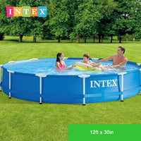 Thumbnail for INTEX 12ftx30in Metal Frame Swimming Pool