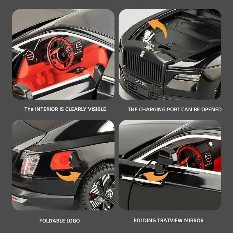 1:24 Diecast Rolls Royce Specter Car Model