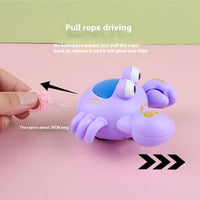 Thumbnail for Newborn Pull Along Crab Light-up Toy - 1Pc