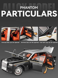 Thumbnail for 1:18 Diecast Rolls Royce Phantom Model Car