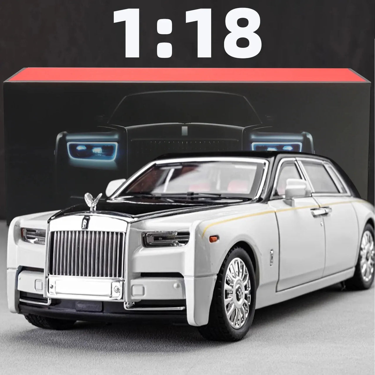 1:18 Diecast Rolls Royce Phantom Model Car