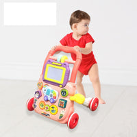 Thumbnail for Huanger Baby Musical Walker With Dazzling Lights -  Pink