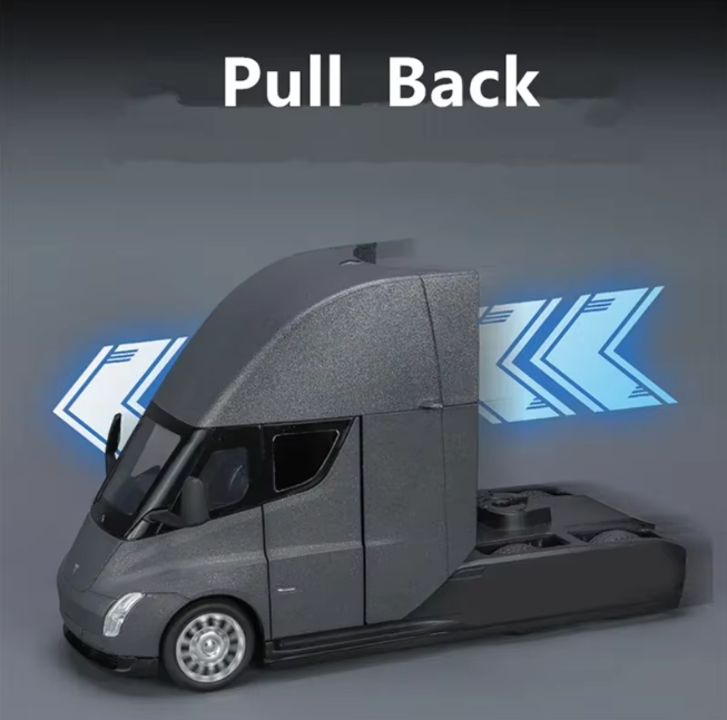 1:24 Diecast Tesla Semi Truck Head Model