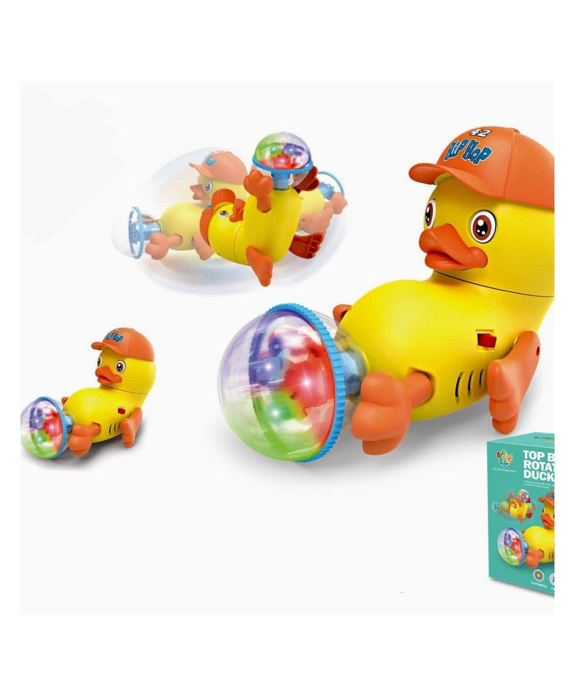 Manvik Enterprises Ball Spining Stunt Dancing Duck Toy With