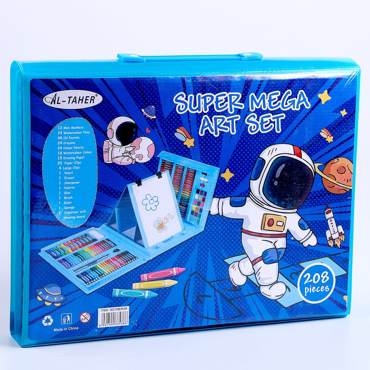 208Pcs Premium Astronaut Kids Super Mega Art Set