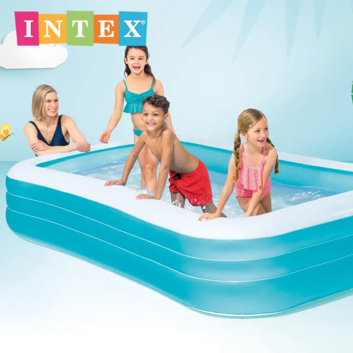 INTEX Rectangular Family Swimming Pool 120"x72"x22"