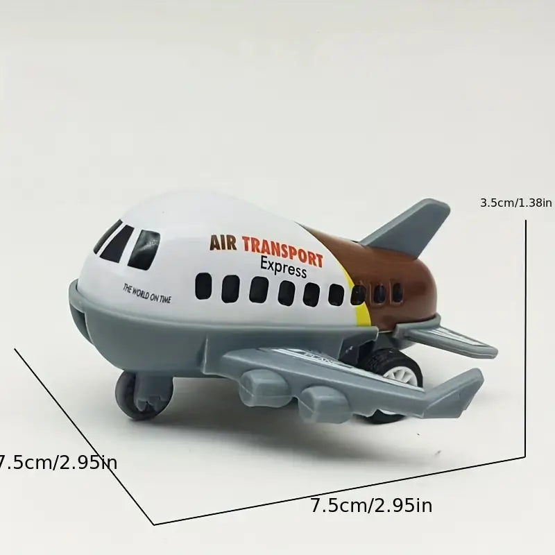 6Pcs Pullback Mini Aircraft Model - Assortment