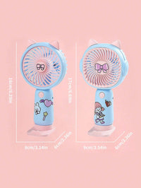 Thumbnail for Rechargeable Mini Cartoon Handheld & Table Fan