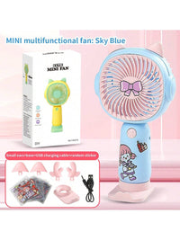 Thumbnail for Rechargeable Mini Cartoon Handheld & Table Fan