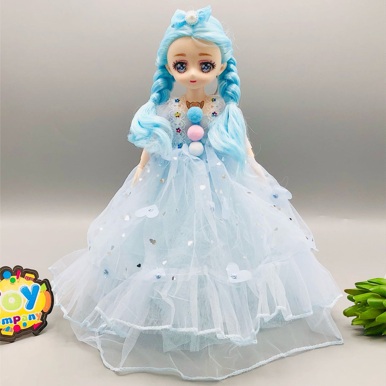 11* Inches Fairy Dress Barbie Doll With Light & Music