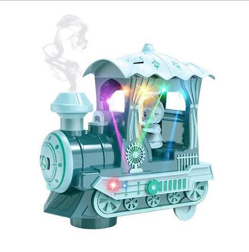 Electric Musical Spray Train With Lights