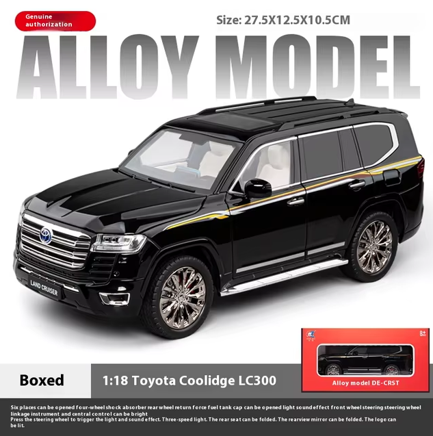 1:18 Diecast Toyota Land Cruiser Model Car