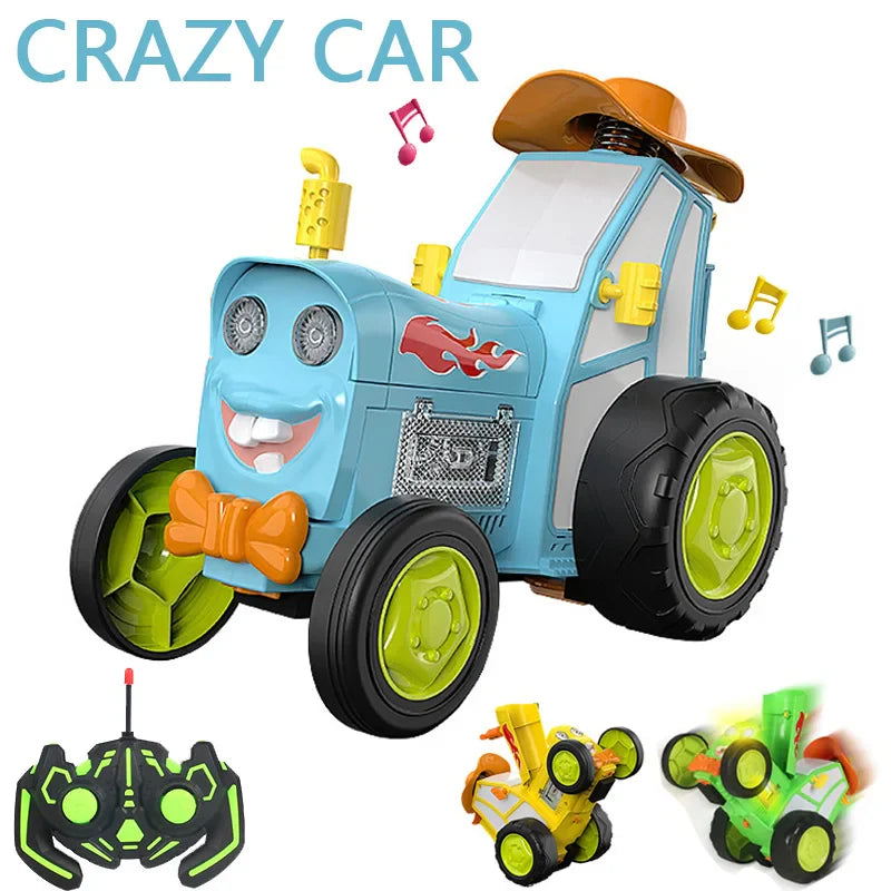 RC Crazy Jumping Car With Light & Music