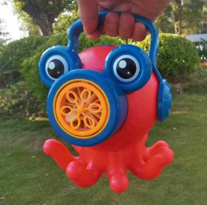 Octopus Colorful Bubble Machine Toy