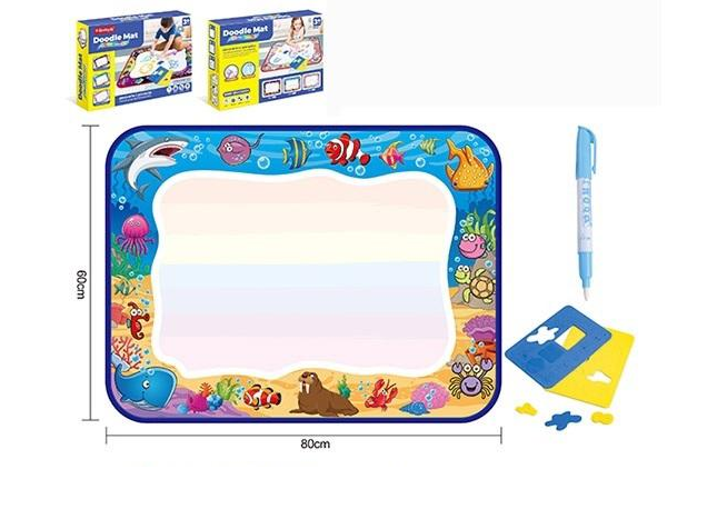 80x60cm Ocean Doodle Water Magical Painting Play Mat