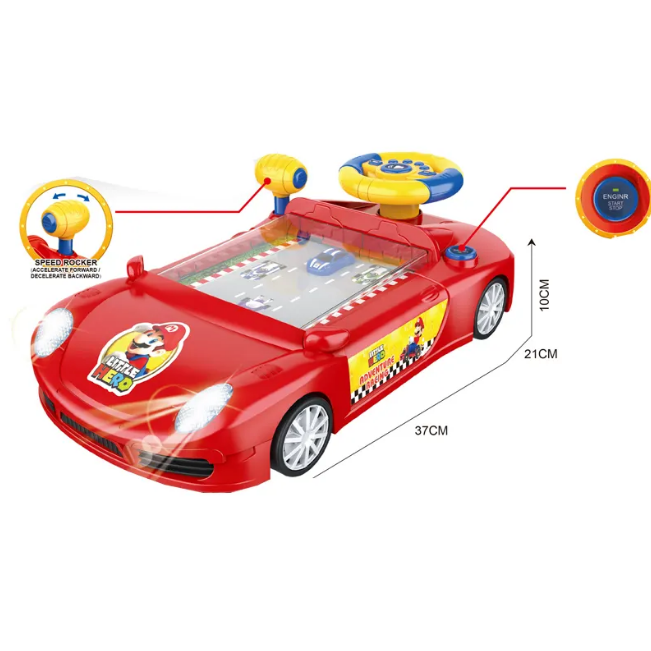 Super Mario Car Adventure Steering Wheel Toy