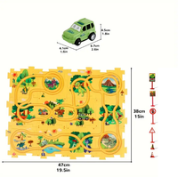 Thumbnail for 13Pcs DIY Track Electronic Vehicle Puzzle Set