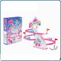 Thumbnail for Electric Pony Slide Racing Track Set With Light & Music