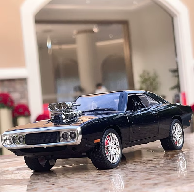 1:24 Diecast Dodge Charger 1970 Fast & Furious Model Car