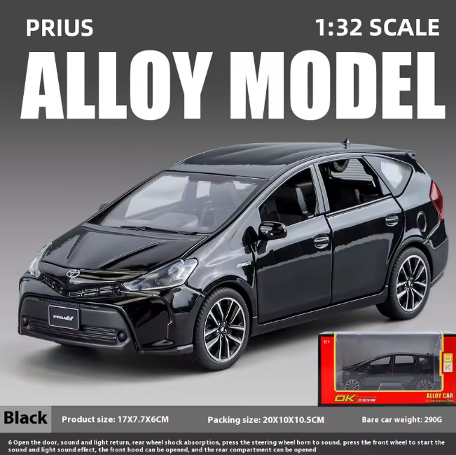 1:32 Diecast Toyota Prius Model Car