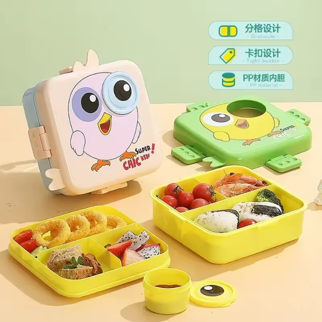 Premium Plastic Chick Eye Lunch Box