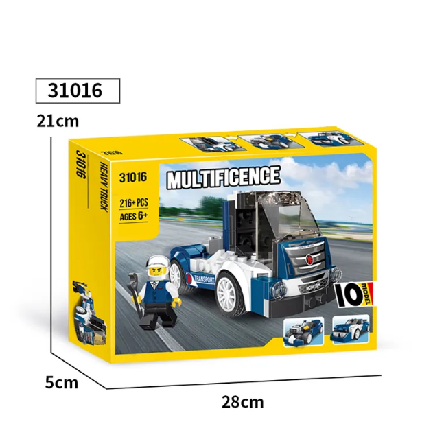 DIY Heavy Truck Bricks Set - 216+Pcs