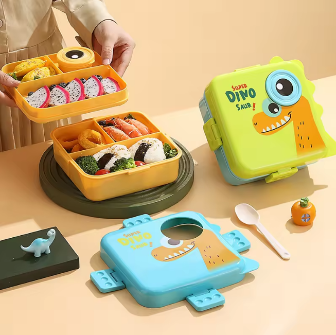 Dino Eye Stainless Steel Lunch Box