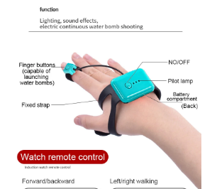 1:14 Remote & Gesture Controlled Water Bomb Tank