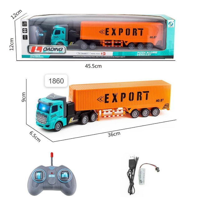 1:46 RC Transport Truck With Lights