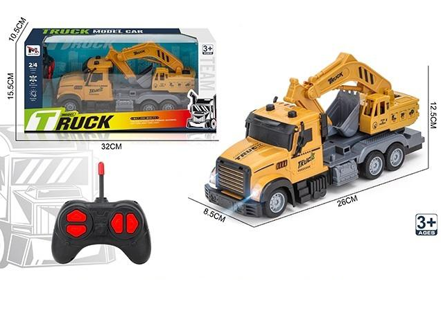 RC Excavator Engineering Truck With Headlights