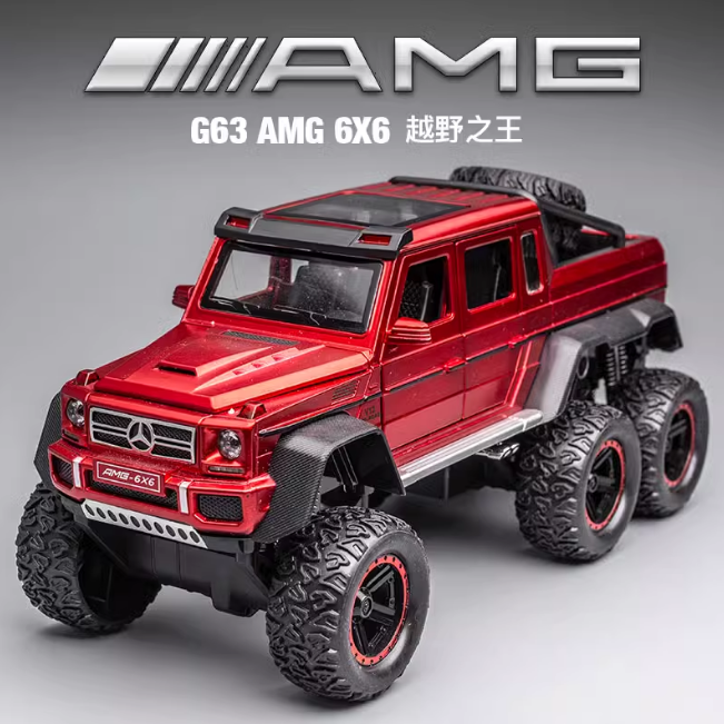 1:22 Diecast AMG G63 6x6 Off-Road Model