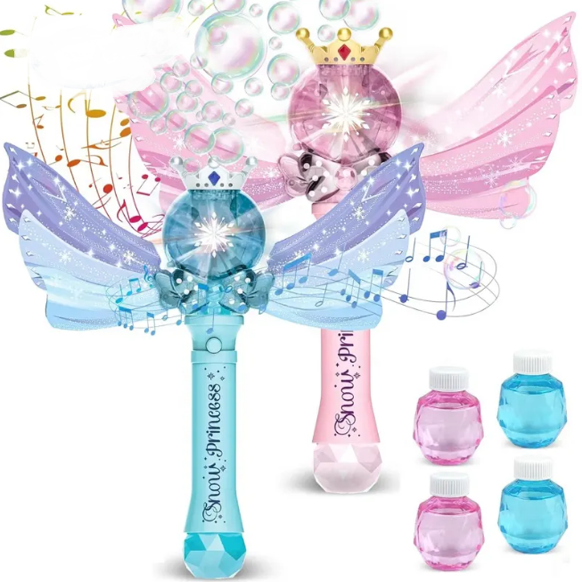 Battery Operated Snow Princess Bubble Wand