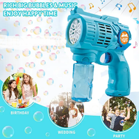 Thumbnail for 8 Holes Battery Operated Colorful Bubble Blaster Gun