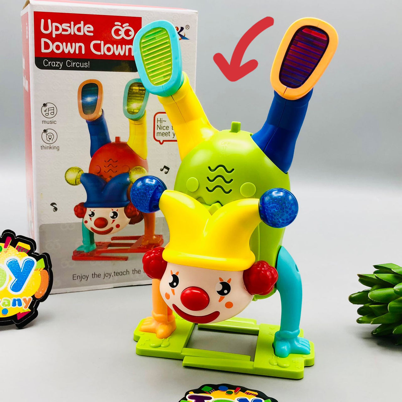 Electric Upside Down Dancing Clown Toy - Minor Fault