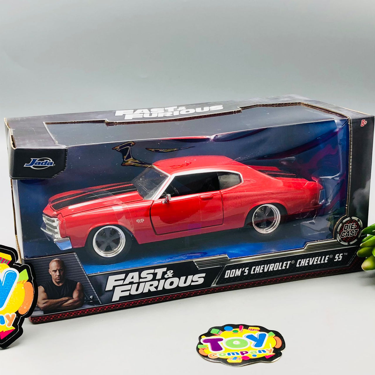 Jada 1:24 Diecast Fast & Furious Dom's Chevrolet Chevelle SS Model