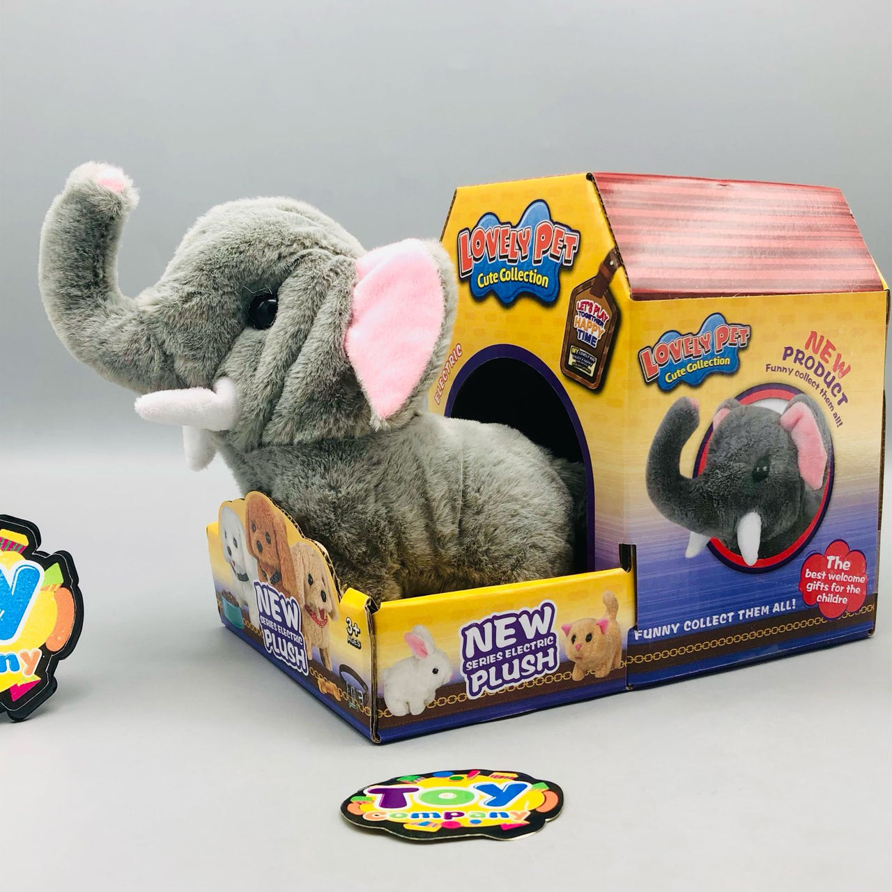 Walking Plush Pet Elephant With Sound & Box