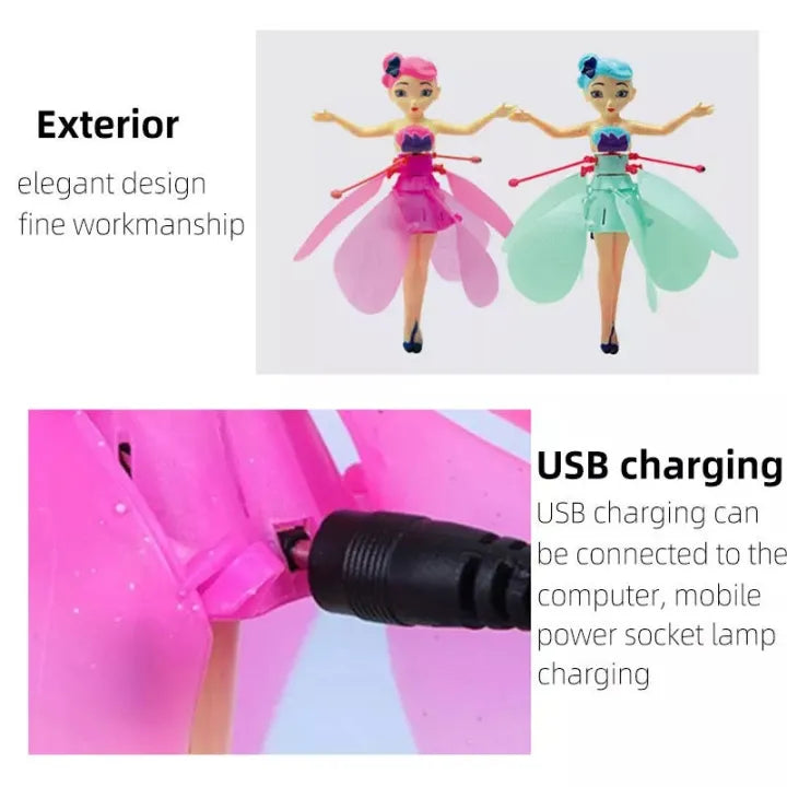 Infrared Induction Flying Fairy Doll