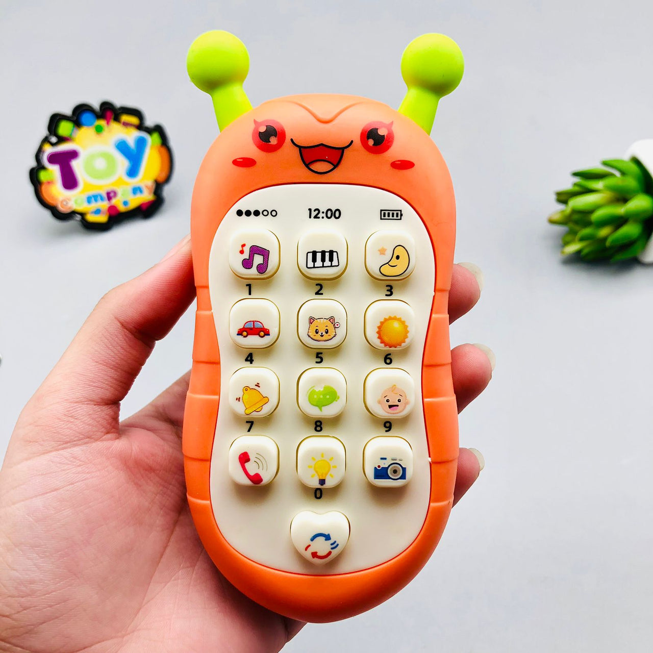 Kids Bee Design Puzzle Mobile Phone With Lights