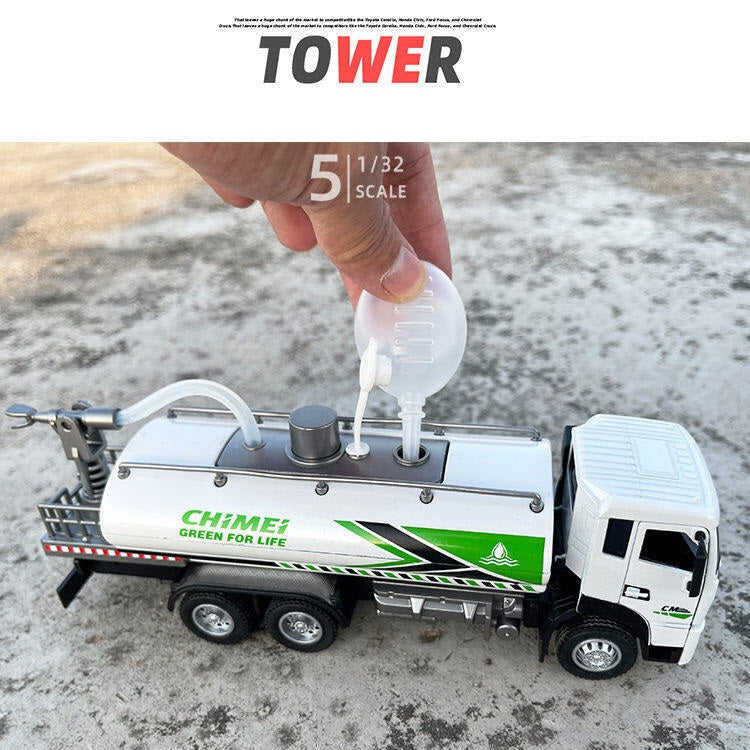 1:32 Diecast City Greening Maintenance Sprinkler Truck