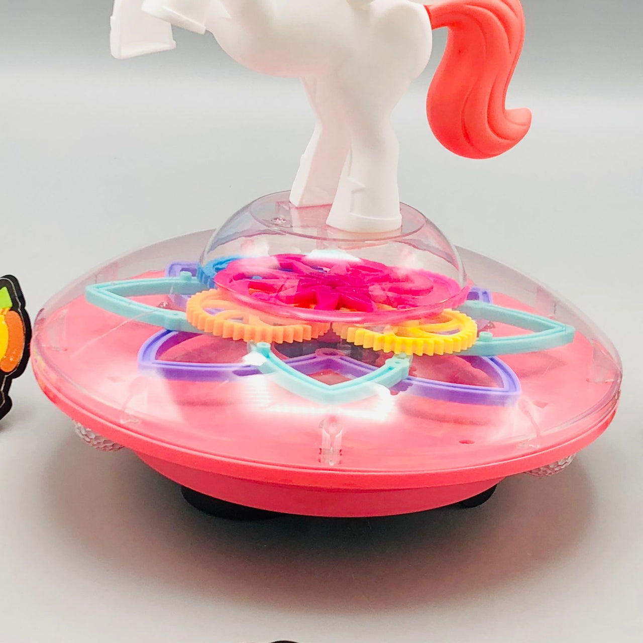 Electric Pony UFO Gear Toy With Light & Music