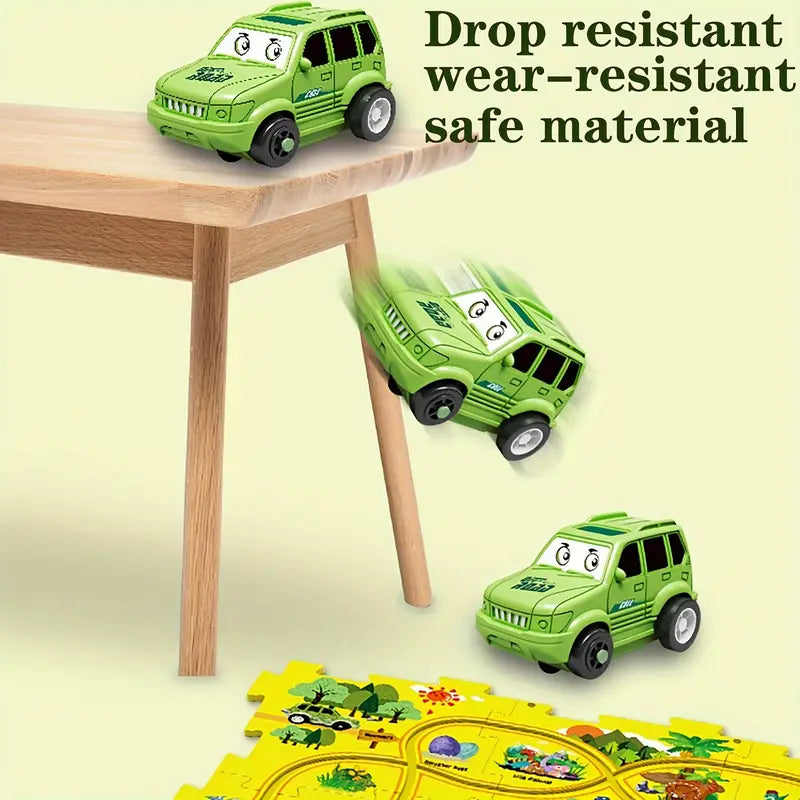 13Pcs DIY Track Electronic Vehicle Puzzle Set