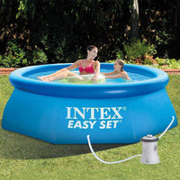 Thumbnail for INTEX Easy Set Pool 10X2FT With Filter Pump 