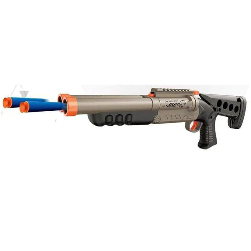 Double Barreled Blast Soft Bullet Gun