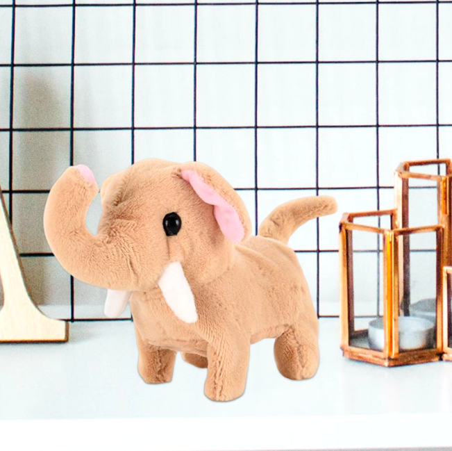 Walking Plush Pet Elephant With Sound & Box