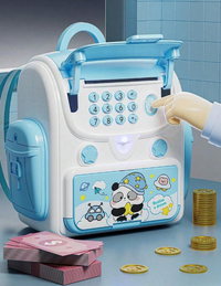 Thumbnail for Multi-functional Backpack Money Saving Piggy Bank - Blue