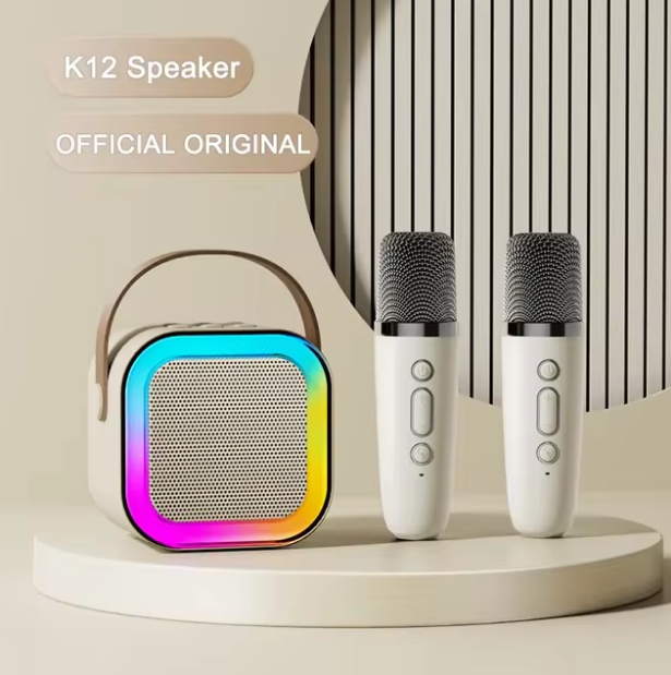 K12 Wireless Karaoke Speaker With Dual Microphone